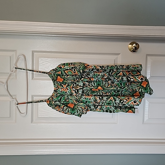 Cupshe Abstract Print Flounce Cami Romper - Picture 5 of 11